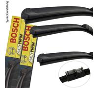 Bosch Scheibenwischer Wischblatt Set Vorne + Hinten für VW Polo 9N 1.2 - 1.9 TDI