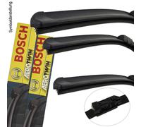Bosch Scheibenwischer Wischblatt Set Vorne + Hinten für VW Touran mit Heckklappe