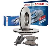 BOSCH Set Bremsscheiben vorne belüftet + Bremsbeläge für Mazda MX-5 II NB
