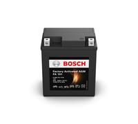 BOSCH Starterbatterie 12V 6Ah 100A für HONDA MOTORCYCLES KAWASAKI YAMAHA SUZUKI APRILIA SACHS DAELIM PIAGGIO VESPA MALAGUTI DERBI KEEWAY 0 986 FA1 010