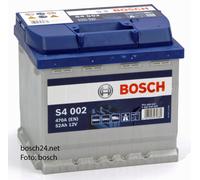 Bosch Starterbatterie S4 12V 52Ah 0092S40020 S4 002