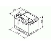 BOSCH T3 - 12V 55Ah 420A Starterbatterie für MERCEDES-BENZ 0 092 T30 050