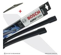 BOSCH TWIN 608 VORNE + HINTEN Heckwischer H309 passend für TOYOTA