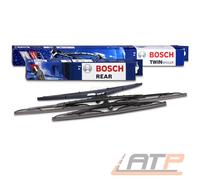 BOSCH TWIN SCHEIBENWISCHER 653S +HECKWISCHER H353 FÜR PEUGEOT 206