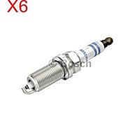 BOSCH x6 Stück Zündkerze Für MITSUBISHI SMART FENGXING ABGTOYOTA VI 0242236664