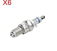 BOSCH Zündkerze x6 Stück für NISSAN MITSUBISHI MAZDA KIA HYUNDAI 1969-