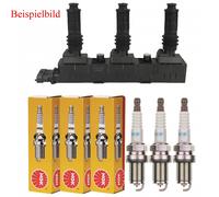 BOSCH Zündspule + 3x NGK Zündkerze für Opel Corsa D S07 1.0 C F08 F68 H00