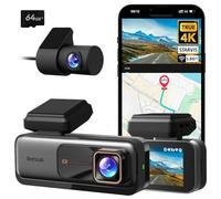 BOTSLAB Dashcam Auto Vorne Hinten 4K/2K mit STARVIS,5.8GHz WiFi Autokamera
