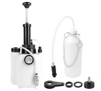 Bowose 3L Bremsenentlüftungsgerät, Manueller Bremsenentlüfter Mit 1L BremsflüSsigkeitsabsauger, 45,5-Mm-Hauptbremszylinderadapter, für EuropäIsche Pkws, Transporter, Lkws Und Abs-Systeme