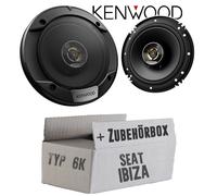 Boxen Kenwood für Seat Ibiza 6K Lautsprecher KFC-S1676EX Front Auto Einbauset