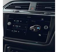 Bpjikxf Navigationsfilm Auto Navigation Dashboard Gehärtetem Glas LCD Screen Schutz Film Innen Zubehör Aufkleber Für VW Für Tiguan 2021 2022(GPS)