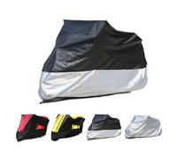 BPQYSBLD Motorradabdeckung für Honda Forza 350 FORZA300 NSS350 FORZA125 NSS Forza 350 300 125 Wasserdicht Motorrad Abdeckplane Regen UV-Schutz Outdoor Zubehör,BlackSilver