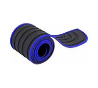 BQKCD Auto Ladekantenschutz Für Ford Transit/Tourneo Custom 2023-2024 2025, Gummi Stoßstangenschutz Protektor Streifen Anti-Kratzer Kofferraum Zierabdeckung Autozubehör,90cm*7cm-C/Blackblue