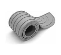 BQKCD Auto Ladekantenschutz Für Ford Transit/Tourneo Custom 2023-2024 2025, Gummi Stoßstangenschutz Protektor Streifen Anti-Kratzer Kofferraum Zierabdeckung Autozubehör,104cm*9cm-D/Grey