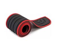 BQKCD Auto Ladekantenschutz Für Ligier JS50 1999-2024, Gummi Stoßstangenschutz Protektor Streifen Anti-Kratzer Kofferraum Zierabdeckung Autozubehör,90cm*7cm-B/BlackRed