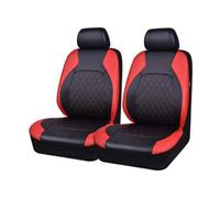 BQKCD Autositzbezüge Set für Mini Cooper One S R50 R53 R56 R60 F55 F56 R58 R59, Sitzbezüge Auto Vordersitze 2 Stück Wasserdicht rutschfest Bequem Atmungsaktiv Sitzbezüge Sets,D/Red