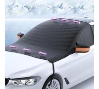 BQKCD Frontscheibenabdeckung Winter für FIAT 500L 500X 500S 500e 500, Auto Windschutzscheiben Abdeckung Oxford Material Magnet Sonnenschutz Gegen Schnee