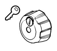 BR-Systems Sicherheitsschloss mit Schlüssel für Bike Lift