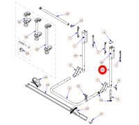 BR-Systems Verbindungsrohr senkrecht zu Bike Lift rechts