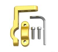 Bracket für Motorroller für atv 22mm Lenker Bracket für Motorroller(Gold) | CNC gefrästes Aluminium, passt auf 22mm Lenker, robust und langlebig, ideal für Motorrad und Roller