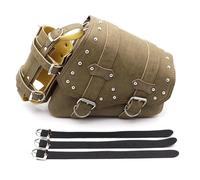 Braune Motorrad-Satteltaschen, Seitentaschen, Satteltaschen, Softail, PU-Leder Für Harley Für Sportster XL883 XL1200(Right Side)
