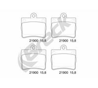 Bremsbeläge 21900 00 702 00 BRECK für MERCEDES-BENZ C-KLASSE