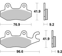 Brembo S.p.A. Straßenbremsbeläge aus Carbon-Keramik - 07HO4008
