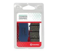 BREMBO Bremsbeläge vorne, anwendung: straße, material: keramik / kohlenstoff-8, 38,9x102,1x9,6mm passt zu: CAGIVA NAVIGATOR, DAELIM ROADWIN, VL, HONDA CB, CBF, CBR, FJS, FMX, VFR 125-1000 1990-2007 07HO4108