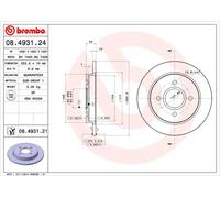 BREMBO 08.4931.21 Brake Disc for FORD,FORD AUSTRALIA,TVR