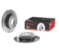 Bremsscheibe BREMBO 08.9502.11, hinten, voll, 1 Stück