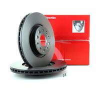 2x BREMBO Bremsscheibe COATED DISC LINE 09.9772.11