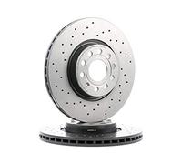 Brembo X-tra Sport-bremsscheiben Gelocht Vorne Vw Golf 5 6 7 Gti Gtd Octavia Rs Bremsscheibe: Audi: 1k0615301aa Audi: 5n0615301 Audi: 5q0615301f S