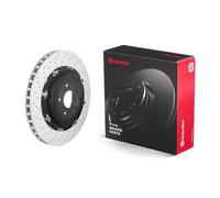 Brembo 09.A190.13 - Hintere Bremsscheibe mit UV-Lackierung