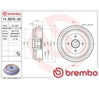 BREMBO Bremstrommel 14b97650 für DS