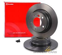 BREMBO Bremsscheibe COATED DISC LINE hinten rechts links voll 296mm für BMW 34216764649 34214031275 34214031725 08.A205.11