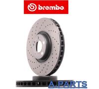 BREMBO 2X BREMSSCHEIBE Ø360mm VORNE MERCEDES AMG W205 C257 W213 N293 X253