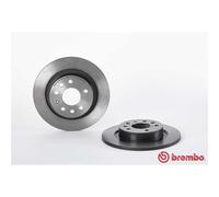 BREMBO 2x Bremsscheibe hinten 278 Voll für Fiat Croma 194 194_ 08.A224.11