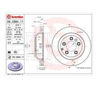 Bremsscheibe BREMBO 09.A056.11, 1 Stück