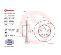 BREMBO 2x Bremsscheibe vorne 284 Innenbelüftet für BMW 1er F20 F21 2