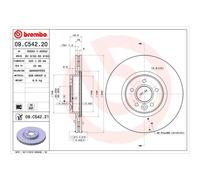 Brembo | Bremsscheibe | 09.C542.21
