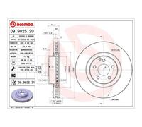 Brembo | Bremsscheibe | 09.9825.21