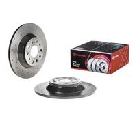 BREMBO 2x Bremsscheibe XTRA voll hinten 08.C501.1X Gelocht, Kompatibel mit: AUDI A3, A3 Cabriolet, A3 Limousine, A3 Sportback, A3 Sportback, Q3, Q3, Q3 Sportback, TT, TT Roadster, SEAT ALHAMBRA