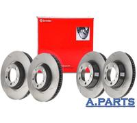 BREMBO 4X BREMSSCHEIBE 360 / 330mm VORNE UND HINTEN PORSCHE PANAMERA MODELL 970