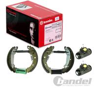 BREMBO BREMSBACKEN SATZ HINTERACHSE PASSEND FÜR CHEVROLET MATIZ SPARK DAEWOO