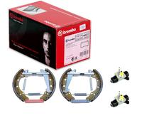 Brembo Bremsbackensatz K 85 038 – KIT & FIT, vormontiert – Hinterachse, passend für VW/SEAT/SKODA