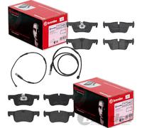 brembo BREMSBELÄGE VORNE + HINTEN passend für BMW 1er F20 F21 2er F22 F23