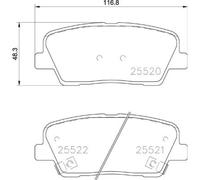Brembo Bremsbelagsatz, Scheibenbremse PRIME LINE P 30 104