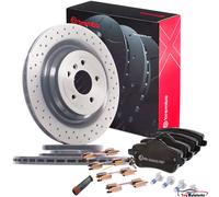 BREMBO Bremsenkomplettsatz Ø 345 hinten Mercedes W166 ML 300 350 500 GLE AMG 63