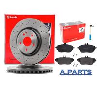 BREMBO BREMSENSATZ 320 mm WK VORNE MERCEDES A KLASSE W176 B W246 CLA C117 X156