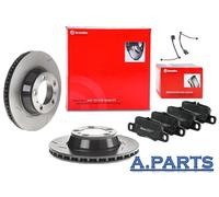 BREMBO BREMSENSATZ KOMPLETT WK HINTERACHSE 330mm PORSCHE PANAMERA 970 / 971
